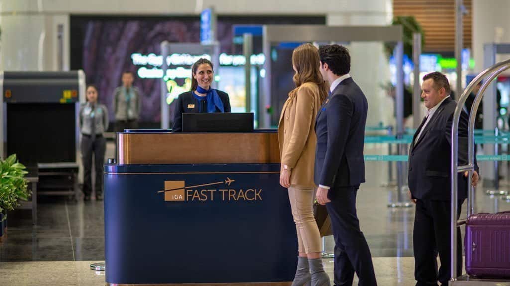 VIP passenger welcome service